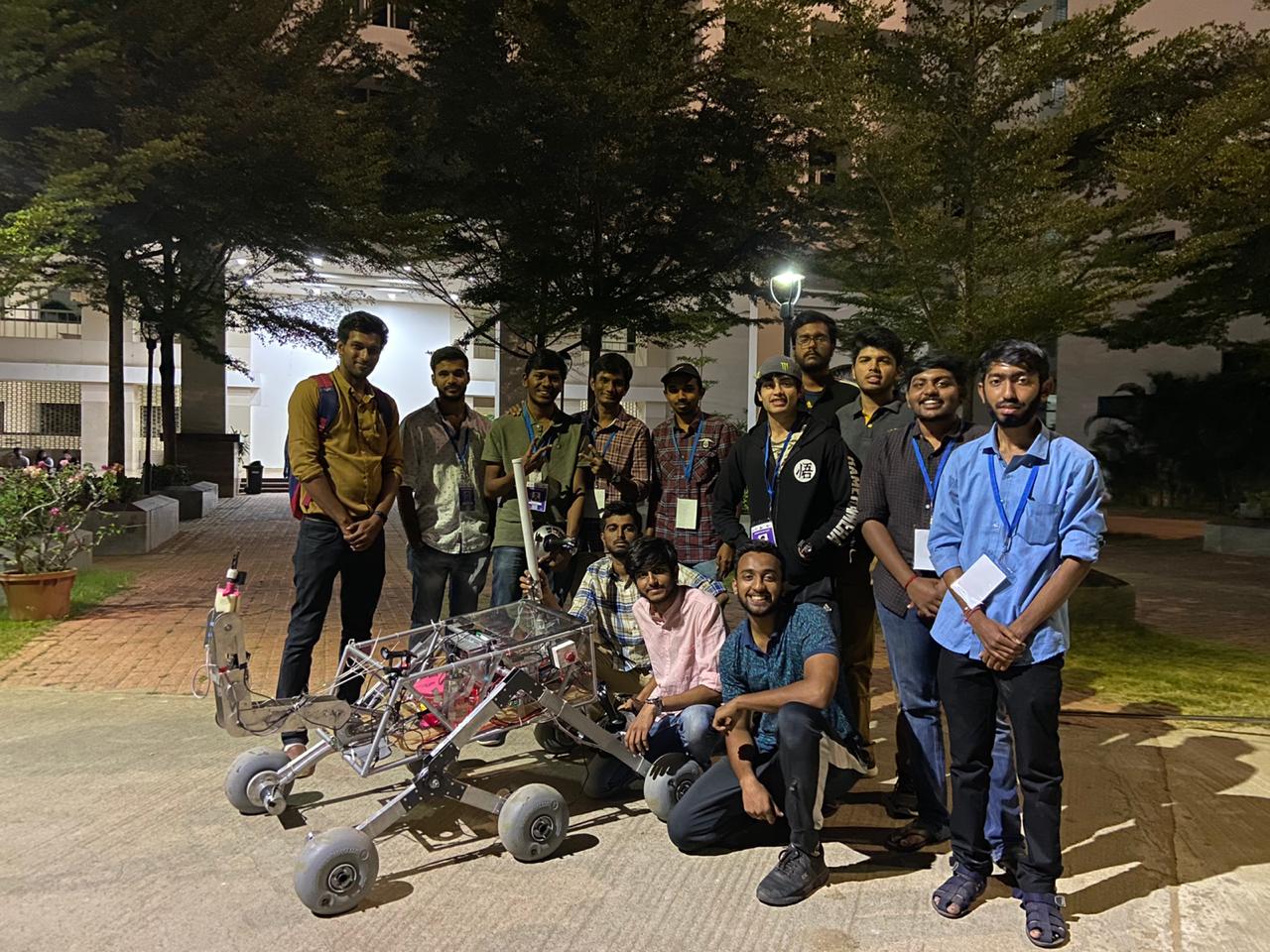 Rover team after IRC